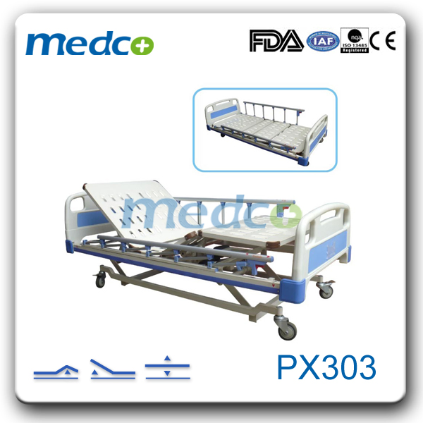 Ultra Low Hospital Patient Care Three Functions Electric Bed