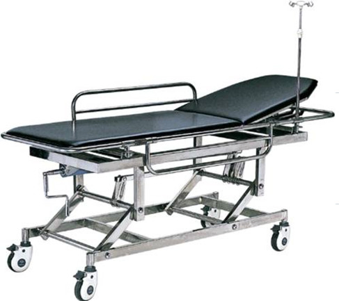 He-3 Hospital Equipment Emergency Stretcher, Mobile Hospital Bed for Emergency