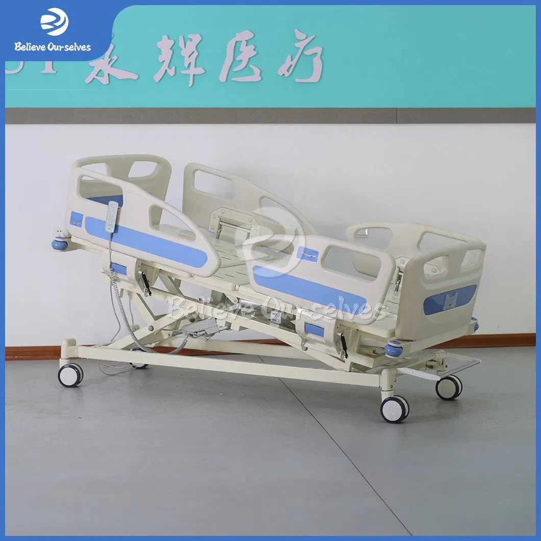 Huaren Medical Equipment and Supplies Wholesaler Hydraulic Patient Bed China Hr-D03 Multifunction Electric Medical Bed Price
