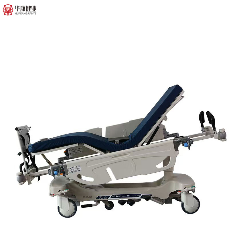 Hydraulic Hospital Bed Multi-Function Stretcher Patient Transfer Emergency Stretcher Ambulance Trolley Bed