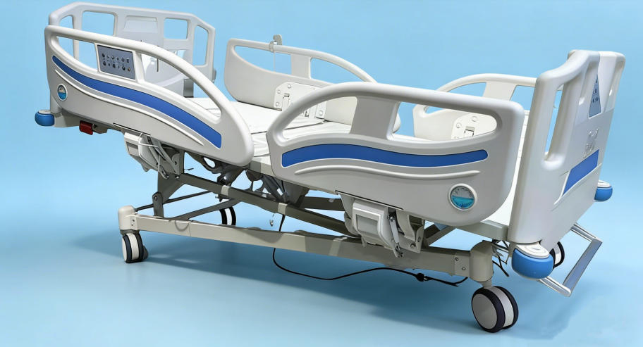 Premium 5 Function Electric Hospital Bed Medical Patient Bed with CPR
