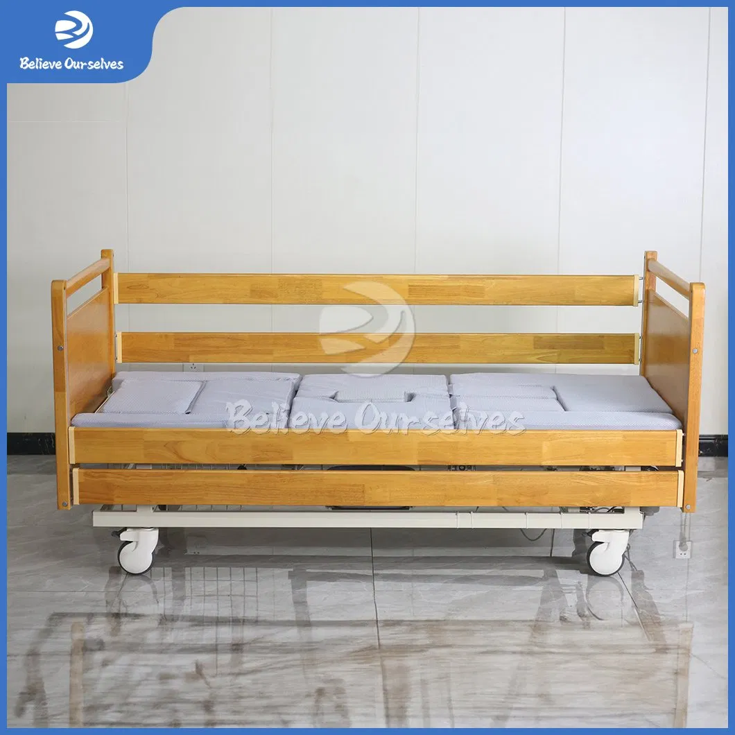 Huaren Medical Equipment China Fabricators Dh08 Home Care Hospital Bed Ultra Low Nursing Medical Beds for Home Care