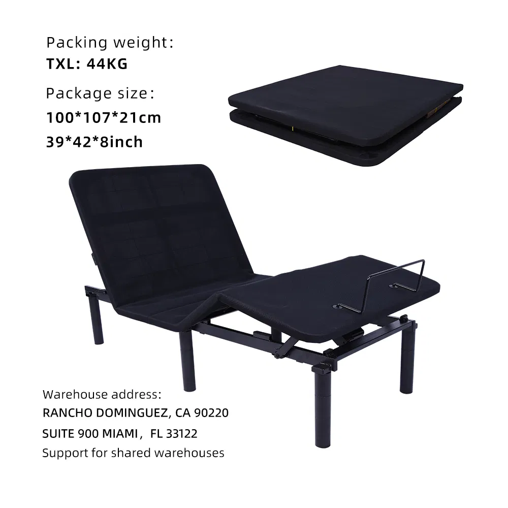 Electric Adjustable Beds for Seniors Home Care Bed for Elderly Rail Adjustable Bed Frame