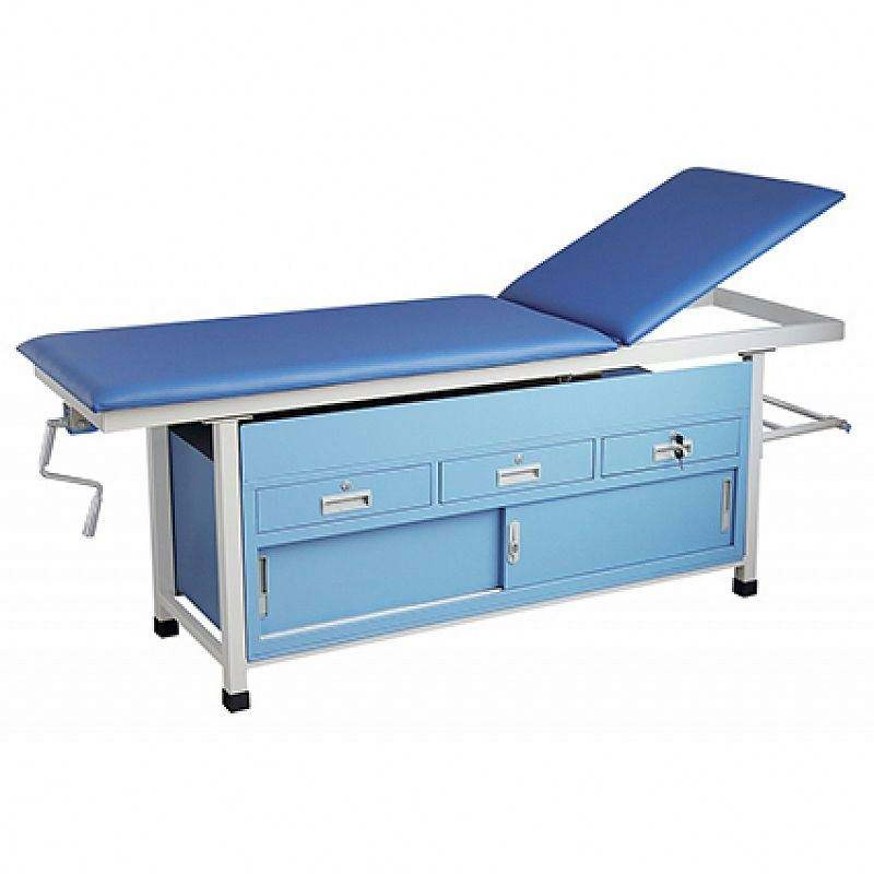 Stainless Steel Adjustable Medical Bed Clinic Examination Beds Exam Couch