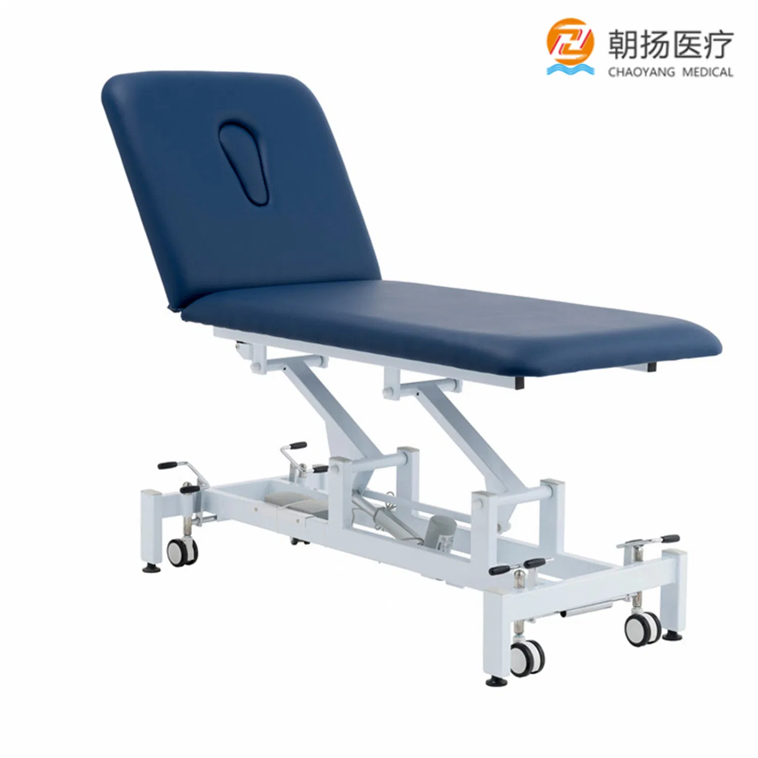 Professional 2 Section Electric Physiotherapy Bed Treatment Table Chiropractic Examination Couch