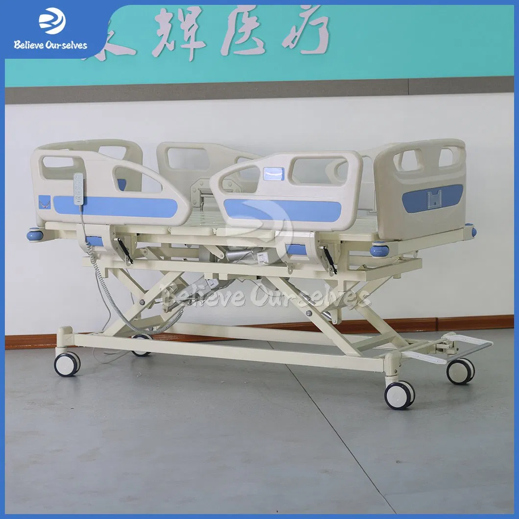 Huaren Medical Equipment and Supplies Wholesaler Hydraulic Patient Bed China Hr-D03 Multifunction Electric Medical Bed Price