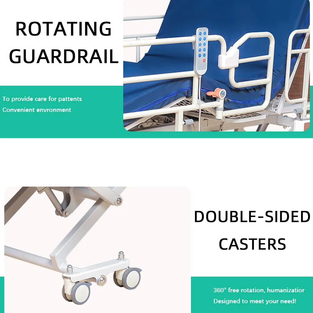 Factory Direct Sales of Ultra-Low-Priced, Multi-Functional, Adjustable Luxury Electric Home Hospital Beds