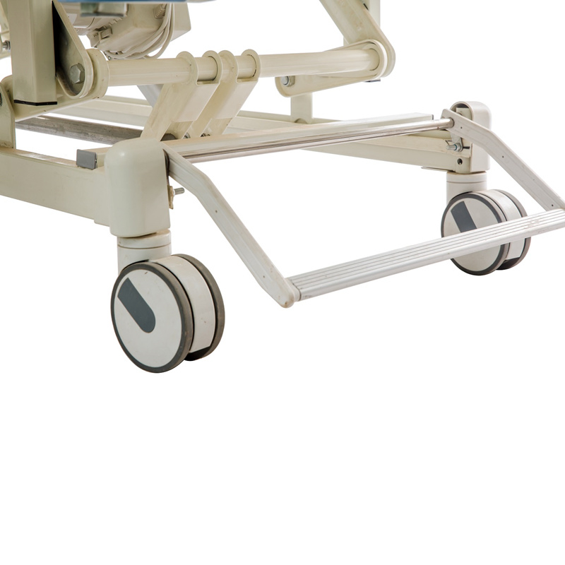 3 Cranks Hospital Furniture Folding Wheel Adjustable CPR Electric Hospital Bed