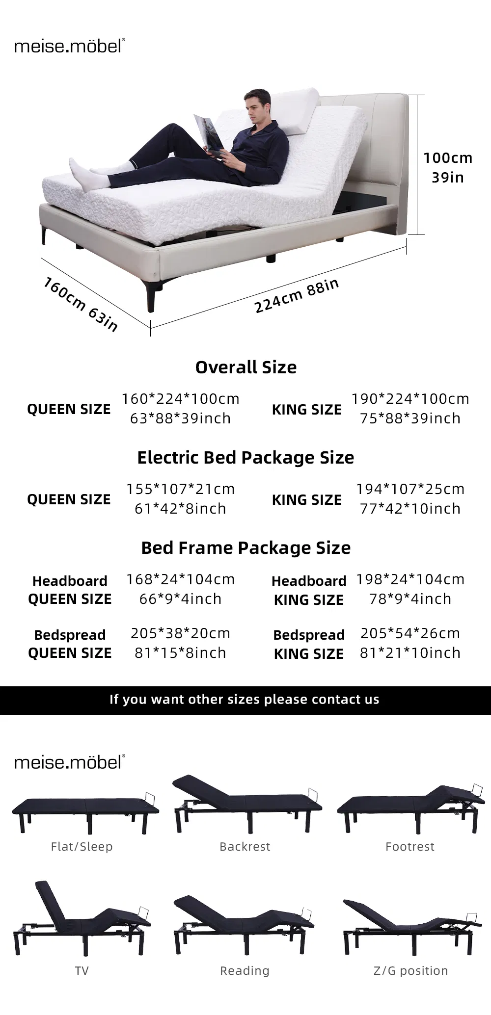 Adjustable Bed View 7