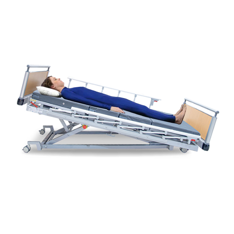 Deluxe Medical Homecare 4-Section Ultra Low Electric Hospital Bed