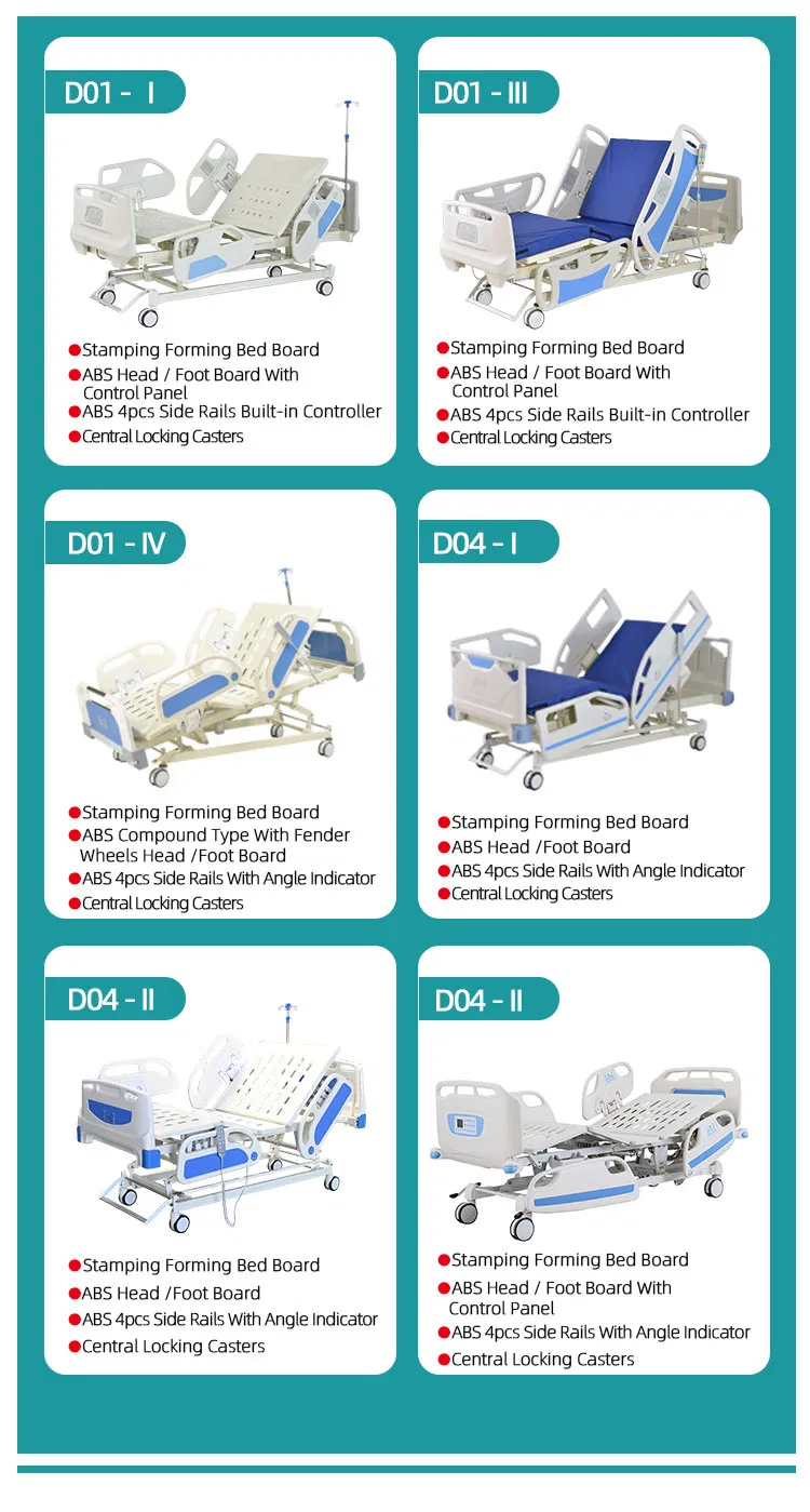 Electric ICU Hospital Bed Details