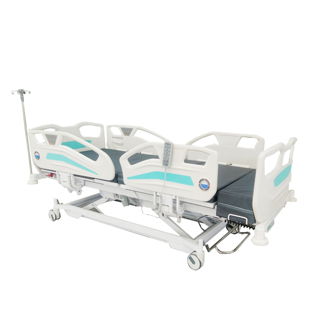 Electric Swing Medical Equipment Cots Nursing Hospital ICU Bariatric Patient Bed