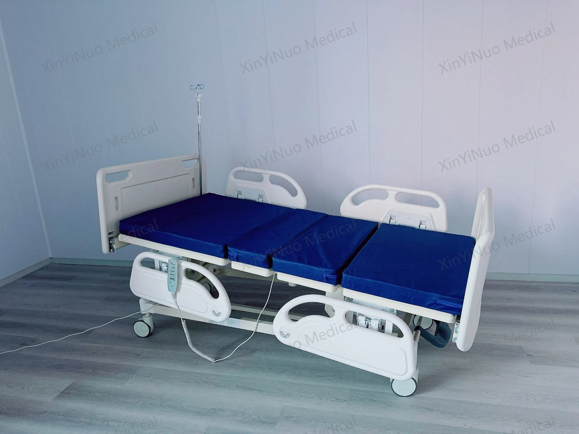 Multi-Function Adjustable ICU Bed with CPR Function Electric Patient Hospital Bed