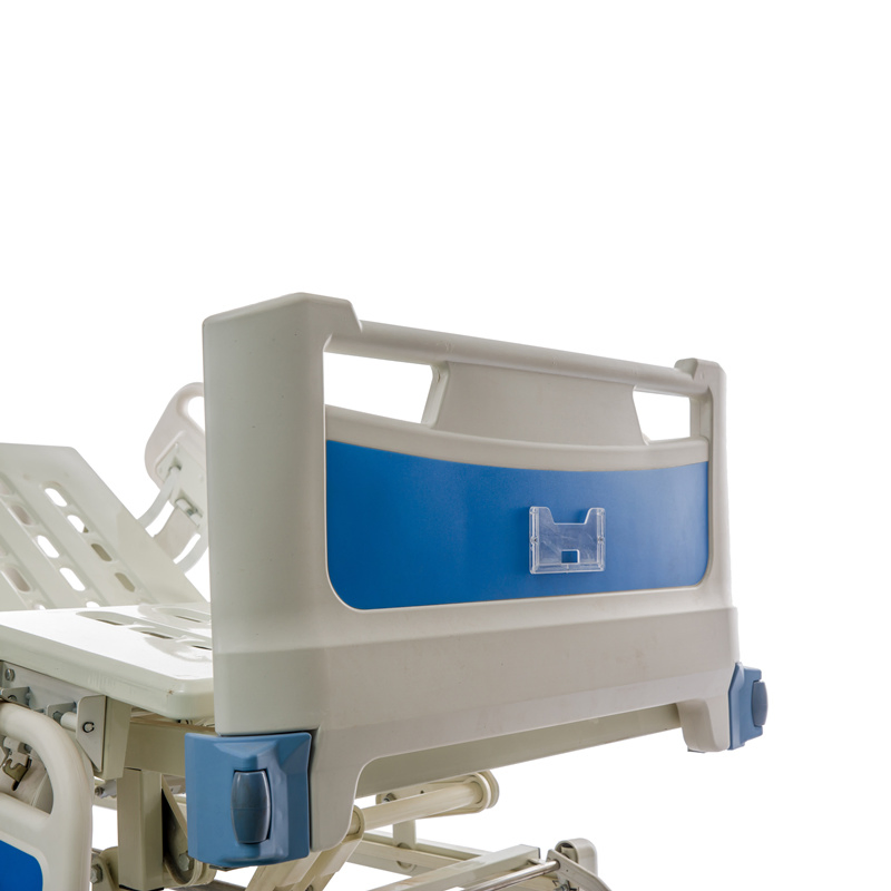 3 Cranks Hospital Furniture Folding Wheel Adjustable CPR Electric Hospital Bed