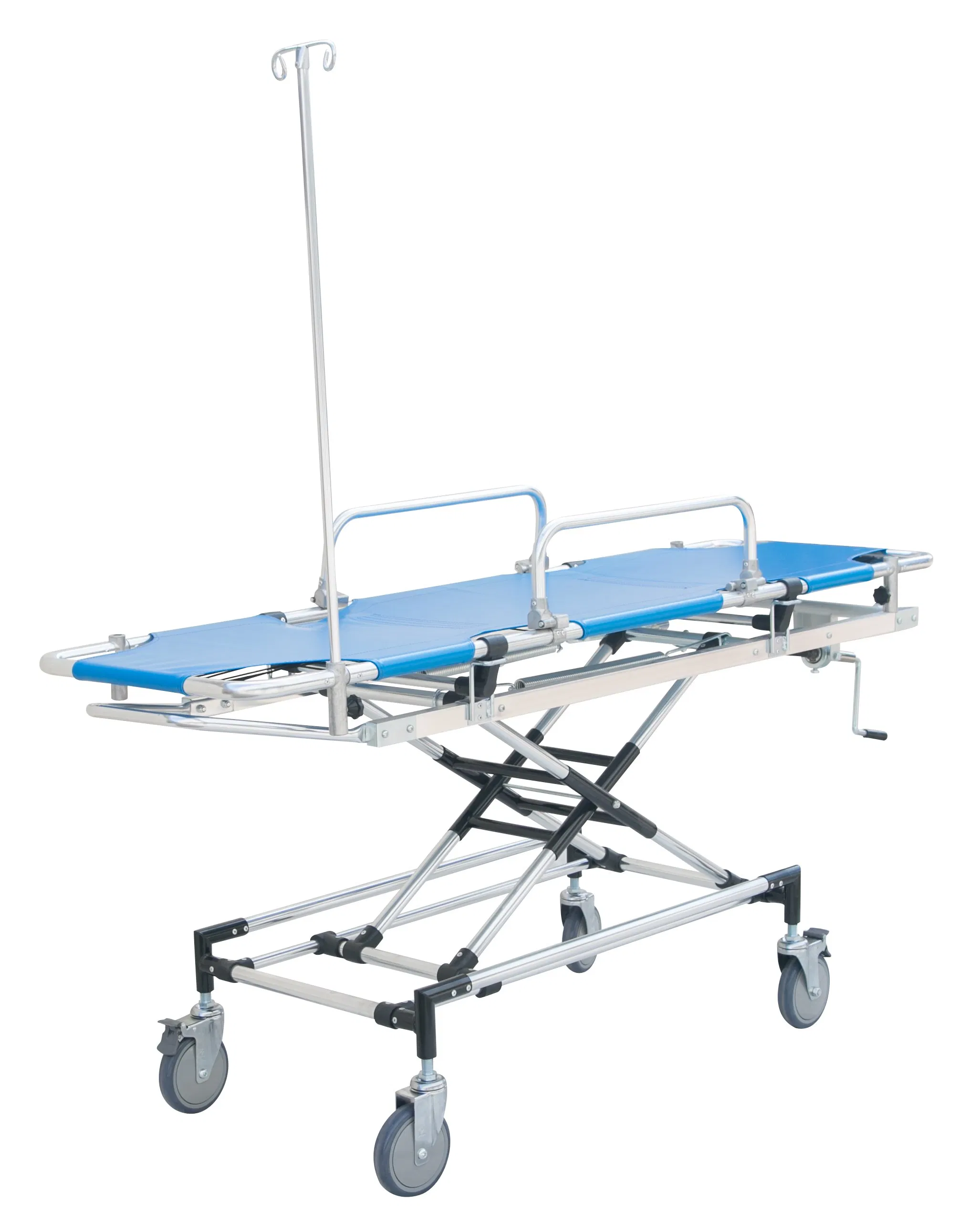 Aluminum Alloy Hospital Stretcher Emergency Bed for Ambulance Rescue