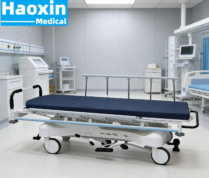 Hi-Low Hydraulic Patient Room Bed/ Emergency Stretcher for Ambulance Rescue