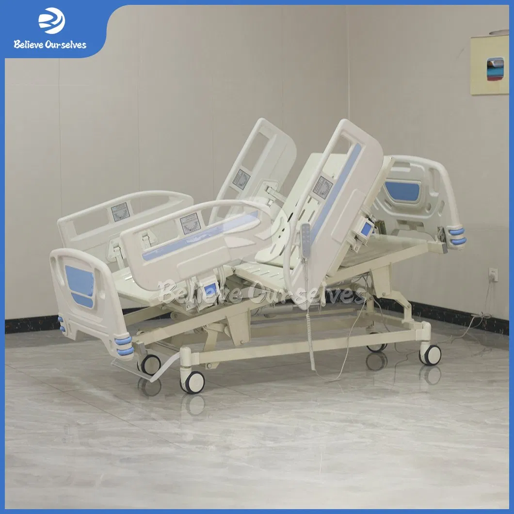 Health Equipment Manufacturers ICU Medical Electric Bed China Hr-D19 Three Function Electric Hospital Bed