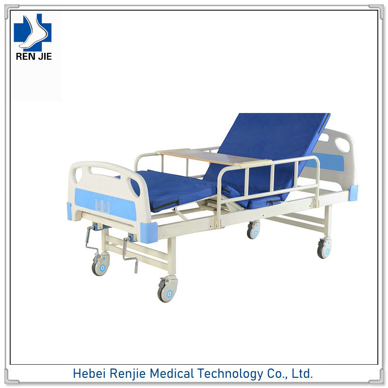 Guangdong Dialysis Handicap Old People 2 Cranks Manual Hospital Medical Bed