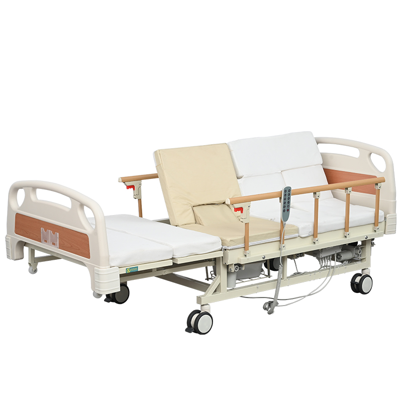 Hot Sale Five Functions Electric Home Care Nursing Bed with Toilet for Elderly People