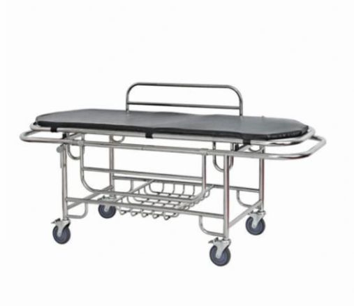 Hydraulic Hospital Medical Aluminum Rescue Patient Transfer Trolley Stretcher Emergency Bed