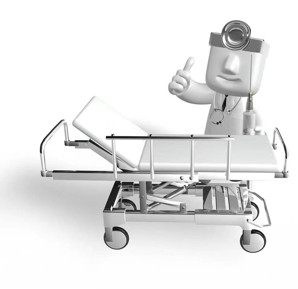 Durable Bariatric Patient Bed with Punched Steel Bed Panel Design