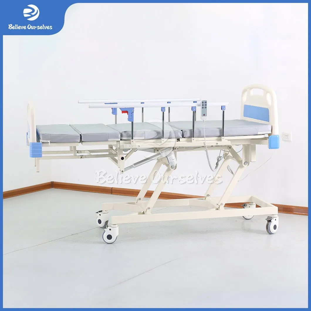 Huaren Medical Room Furniture Wholesaler Electric Hospital Bed Parts China Hr-D16 Back Lifting Function Dialysis Treatment Hemodialysis Bed