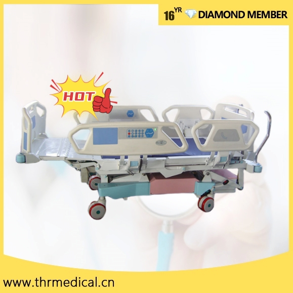 Hospital Furniture 8 Function Electric ICU Patient Bed with CPR Function (THR-EB8800)