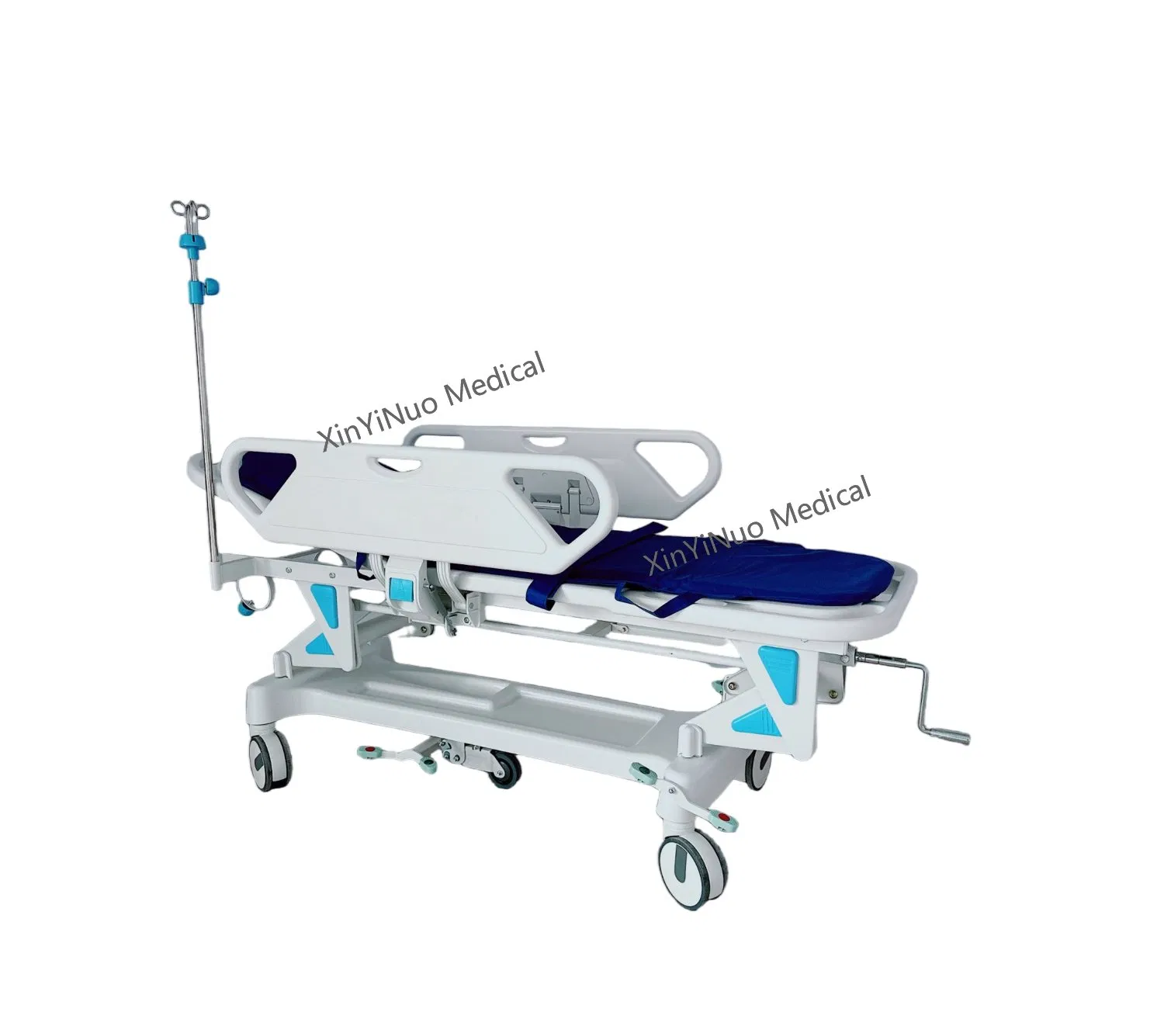 Hot Selling Height Adjustable Connection Medical Hospital Emergency Transport Stretcher Bed for Transfer Patient