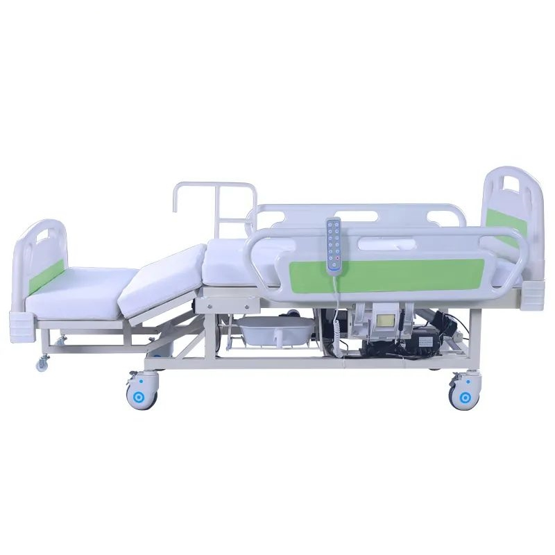 Medical Electric Disabled Hospital Home Care Nursing Medical Bed with Separate Wheelchair