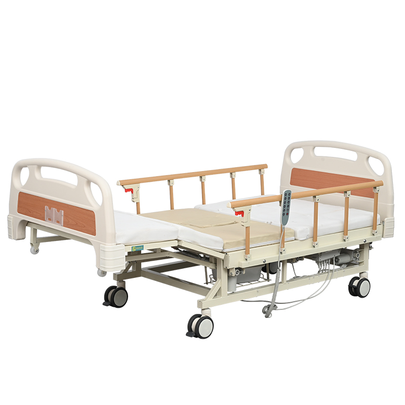 Hot Sale Five Functions Electric Home Care Nursing Bed with Toilet for Elderly People