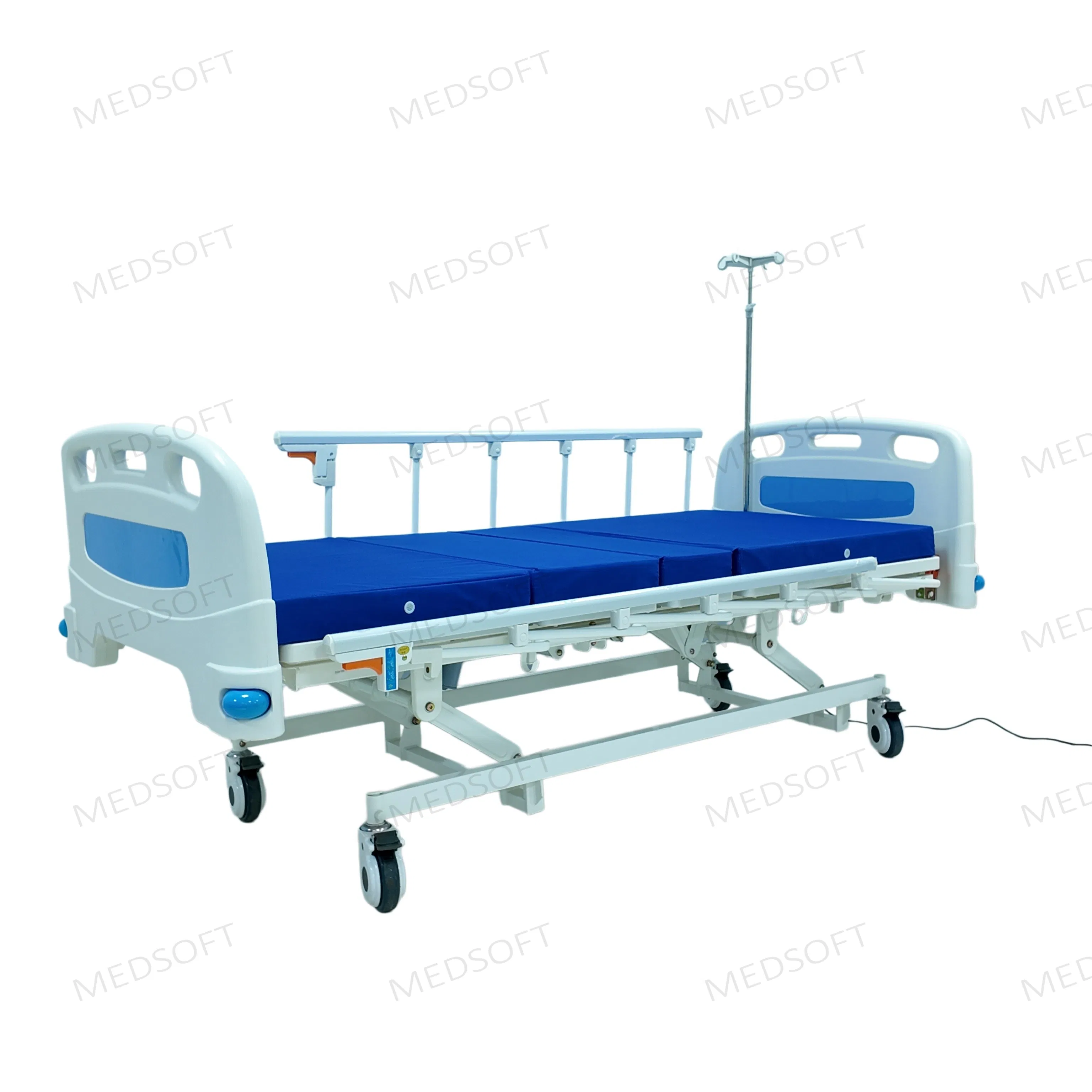 Electric Hospital Bed with 3 Motors and Ultra-Low Height Design