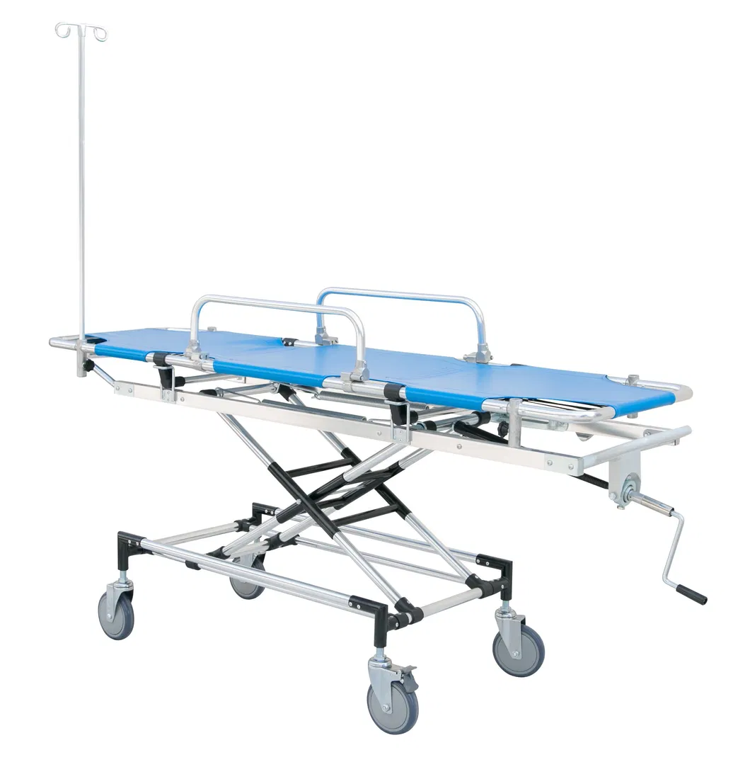 Adjustable height medical bed