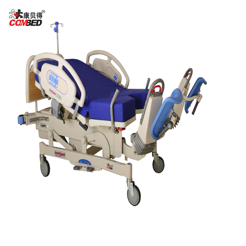 Intelligent Electric Obstetric and Gynecological Ldr Delivery Bed with Central Brake