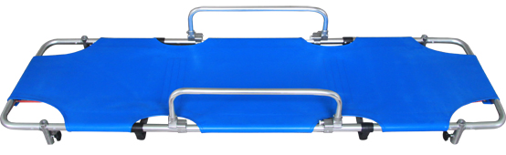 Medical Emergency Transportation Stretcher Folding Rescue Emergency Trolley Bed with Wheels