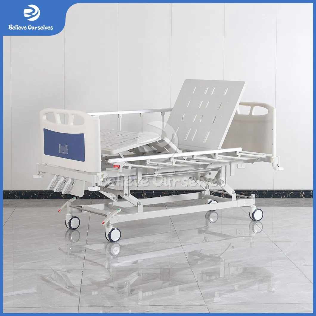 Huaren Rehab Manual Hospital Bed China Hr-S12-1, ICU Hospital Bed