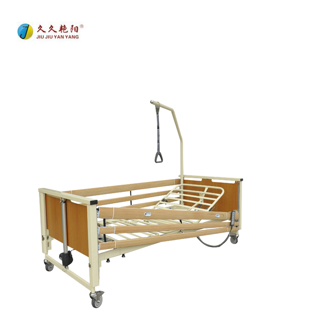 Home Care Wooden Foldable Electric Hospital Aged People Medical Care Bed