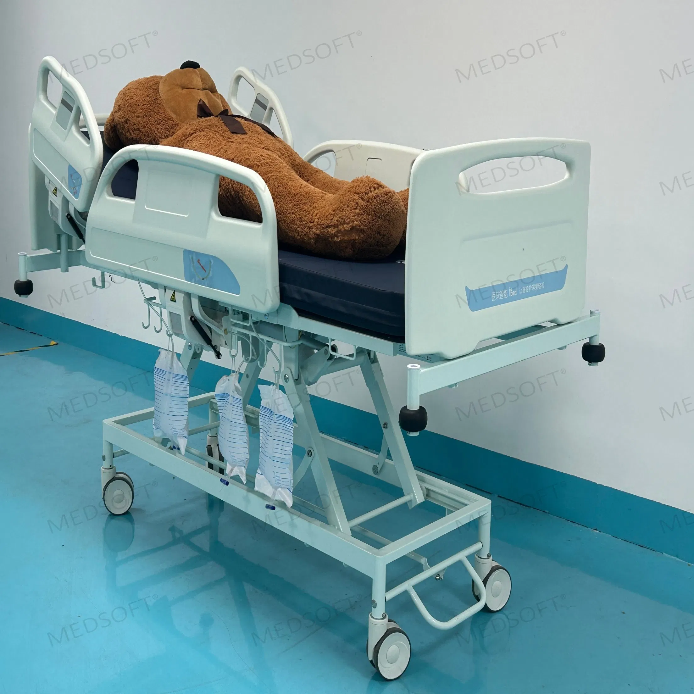 iBed 1A 5 Function Electric ICU Hospital Motor Adult Patient Bed with CPR Function