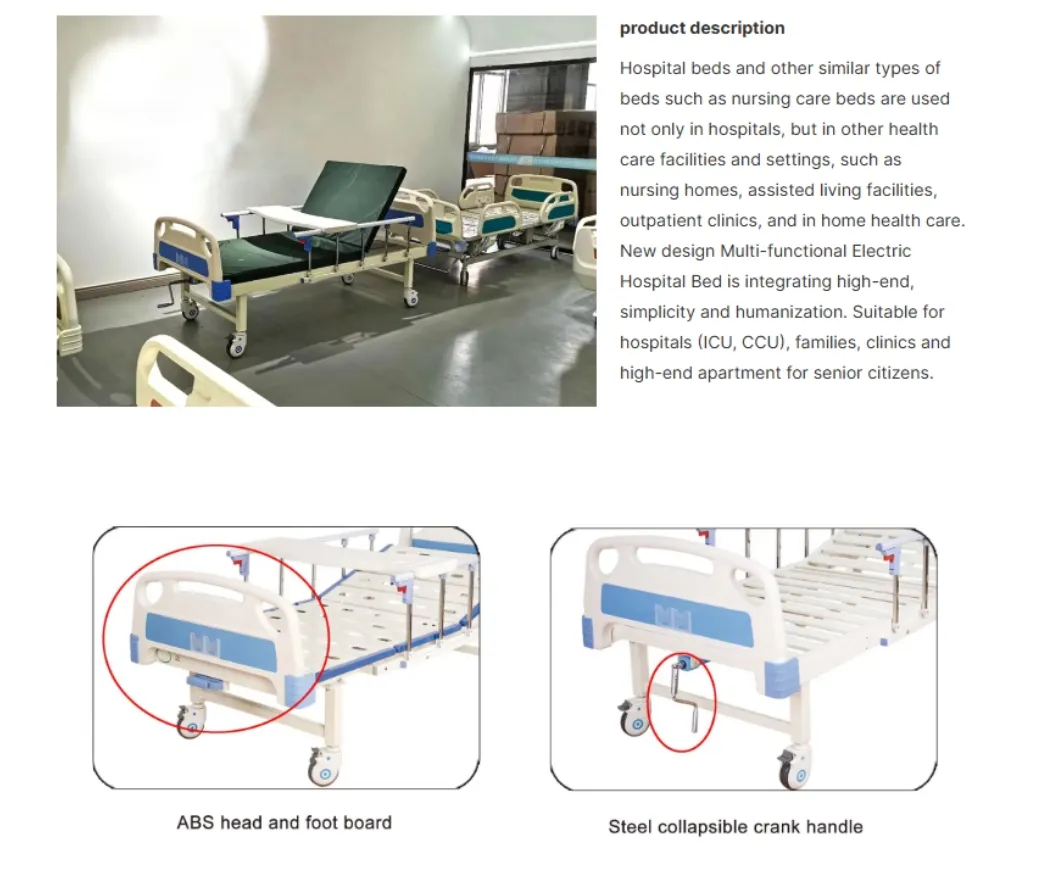 Double Crank Bed Detail