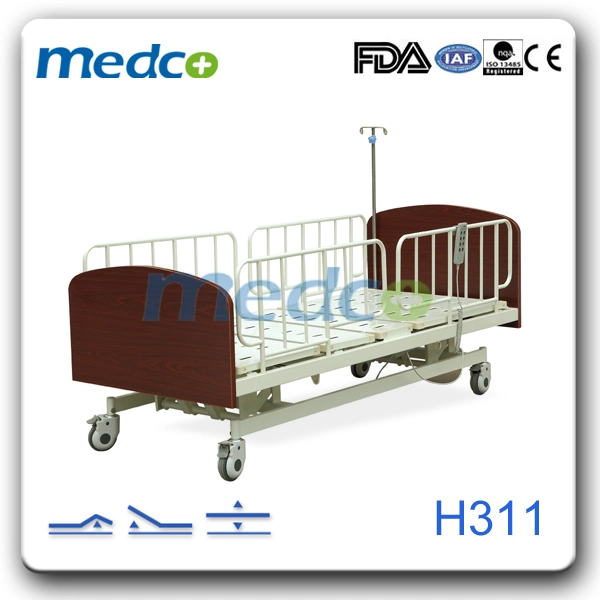 Hospital Equipment Moveable Folding Bedroom Furniture Home Care Bed