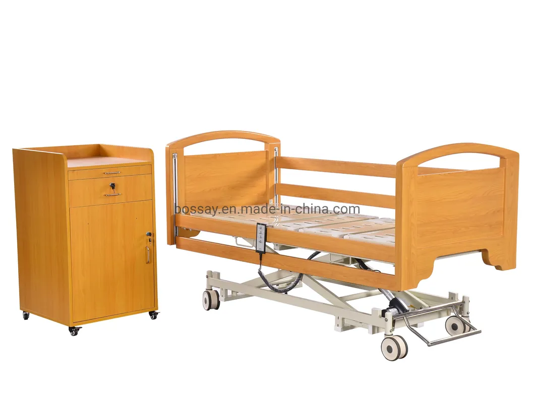 Wooden Hospital Electric Bed View 1