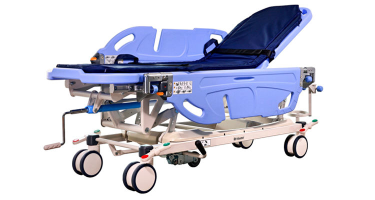 Hospital Patient Aluminum Alloy Transport Stretcher Transfer Bed Hospital Bed