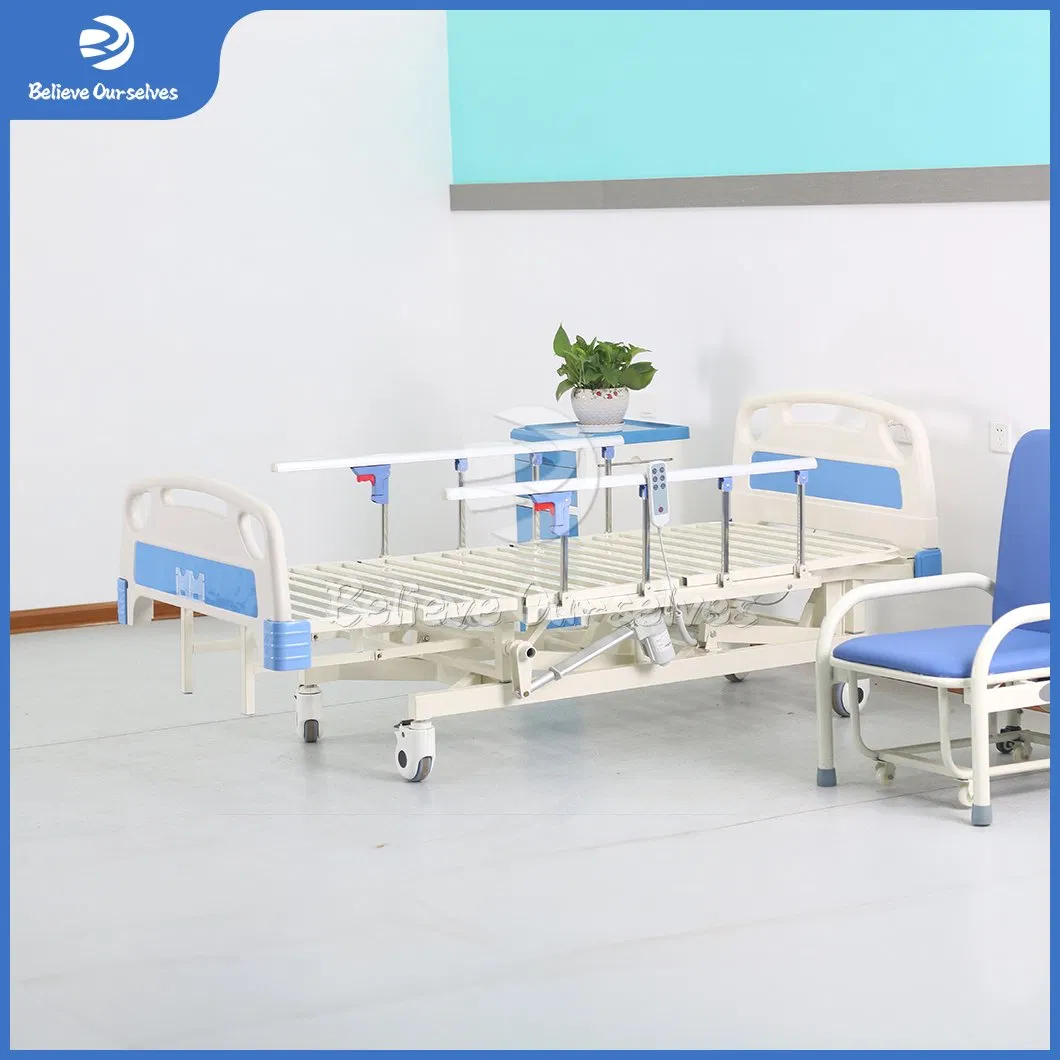 Huaren Medical Tools Factory Home Care Bed China Hr-D16 2050X960X500mm Crank Manual Dialysis Bed