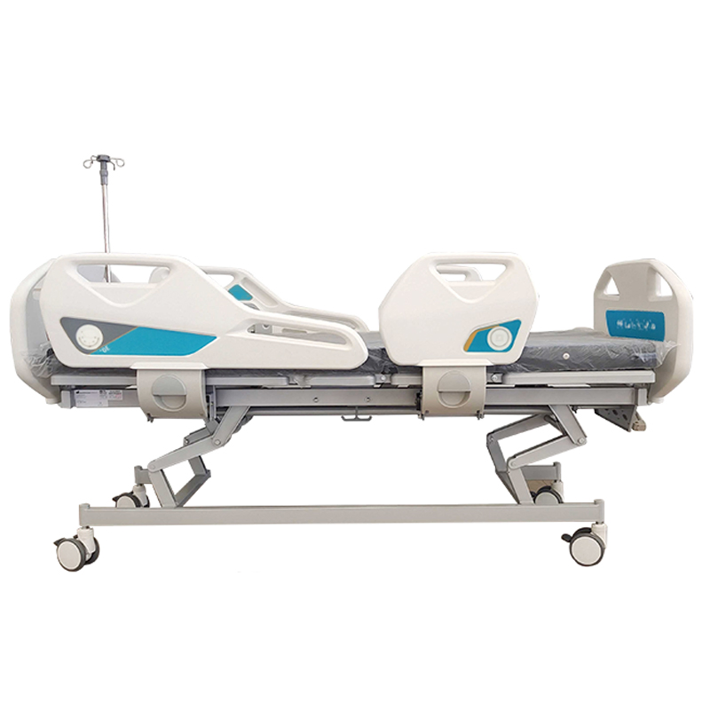 3 Revolving Levers Clinica Patient Nursing Hydraulic Adjustable Medical Manual Hospital Beds