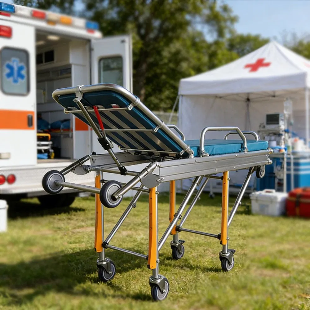Medical Bed Devices Aluminum Patient Emergency Ambulance