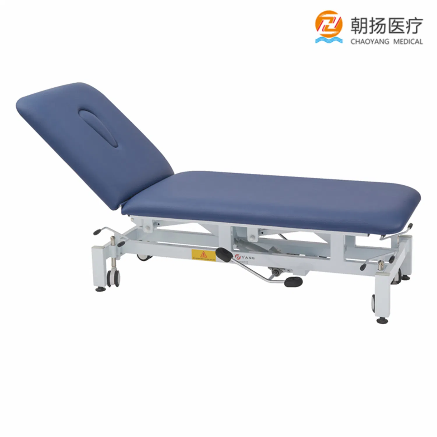 2 Section Foldable Examination Couch Hydraulic Physical Therapy Table Hydraulic Massage Couch