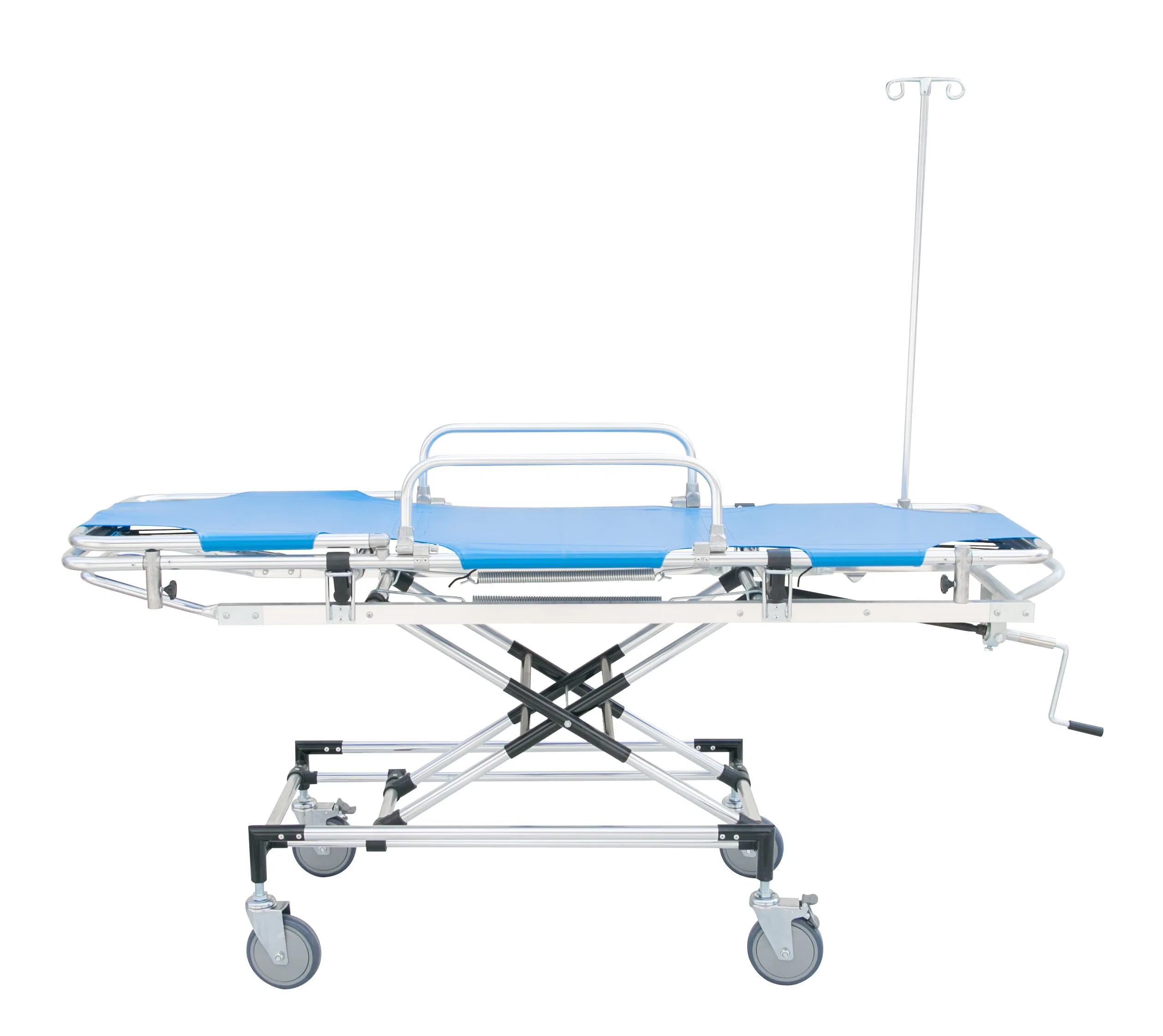 Emergency Room Beds for Patient Aluminum Alloy Rescue Bed Adjustable Ambulance Metal Hospital Bed