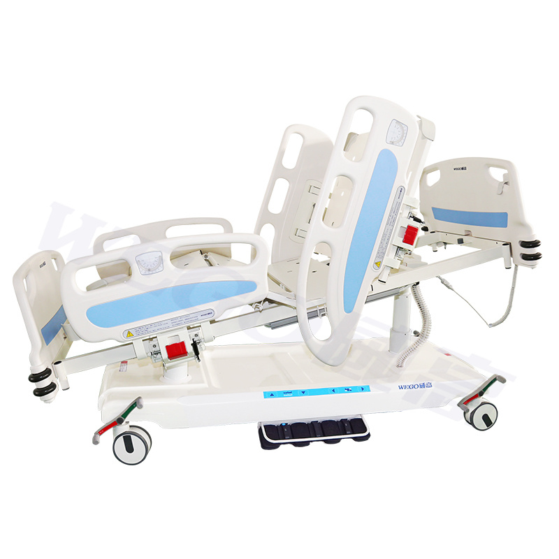 Wego Factory Direct Price ICU Electrical Hospital Bed with CPR Function