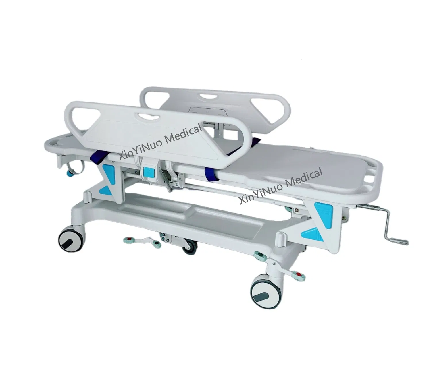 Hot Selling Height Adjustable Connection Medical Hospital Emergency Transport Stretcher Bed for Transfer Patient