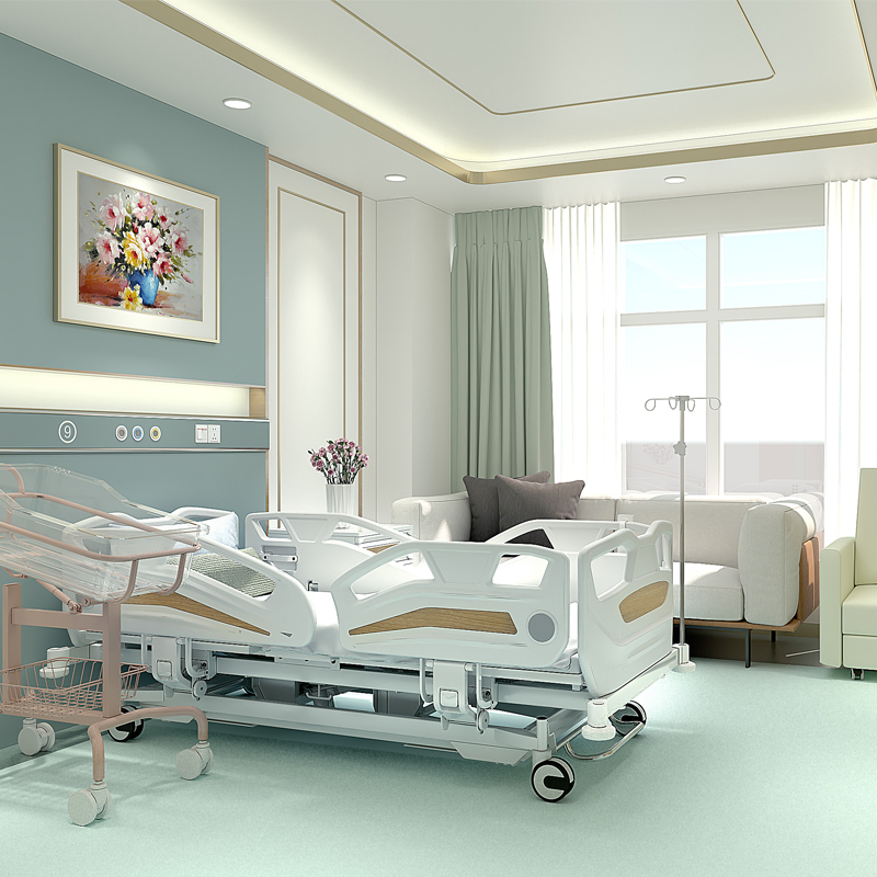 5 ICU Patient Nursing Medical Furniture Standard Bariatric Electric Hospital Bed