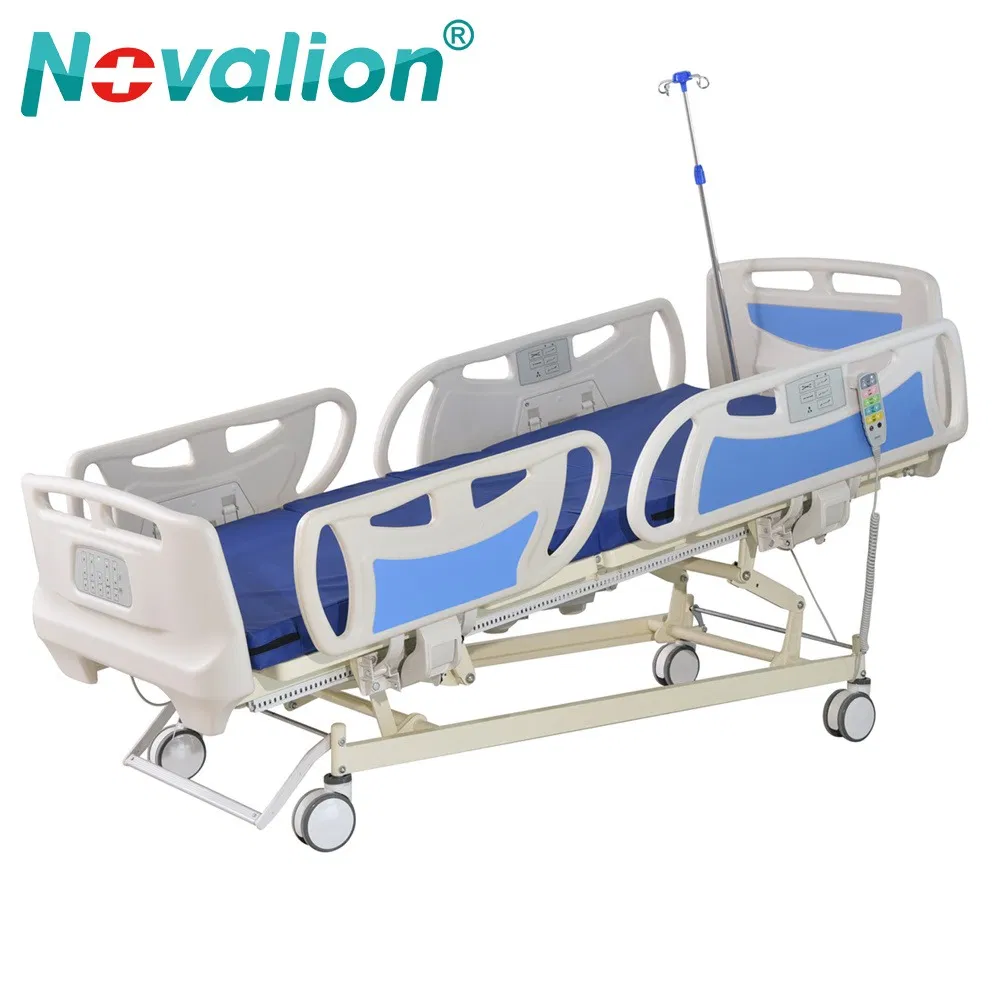 Factory Wholesale Price ICU CPR Adjustable Full Size Home Elderly Patient Bed Medical Electric Hospital Bed for Sale Rent with Mattress